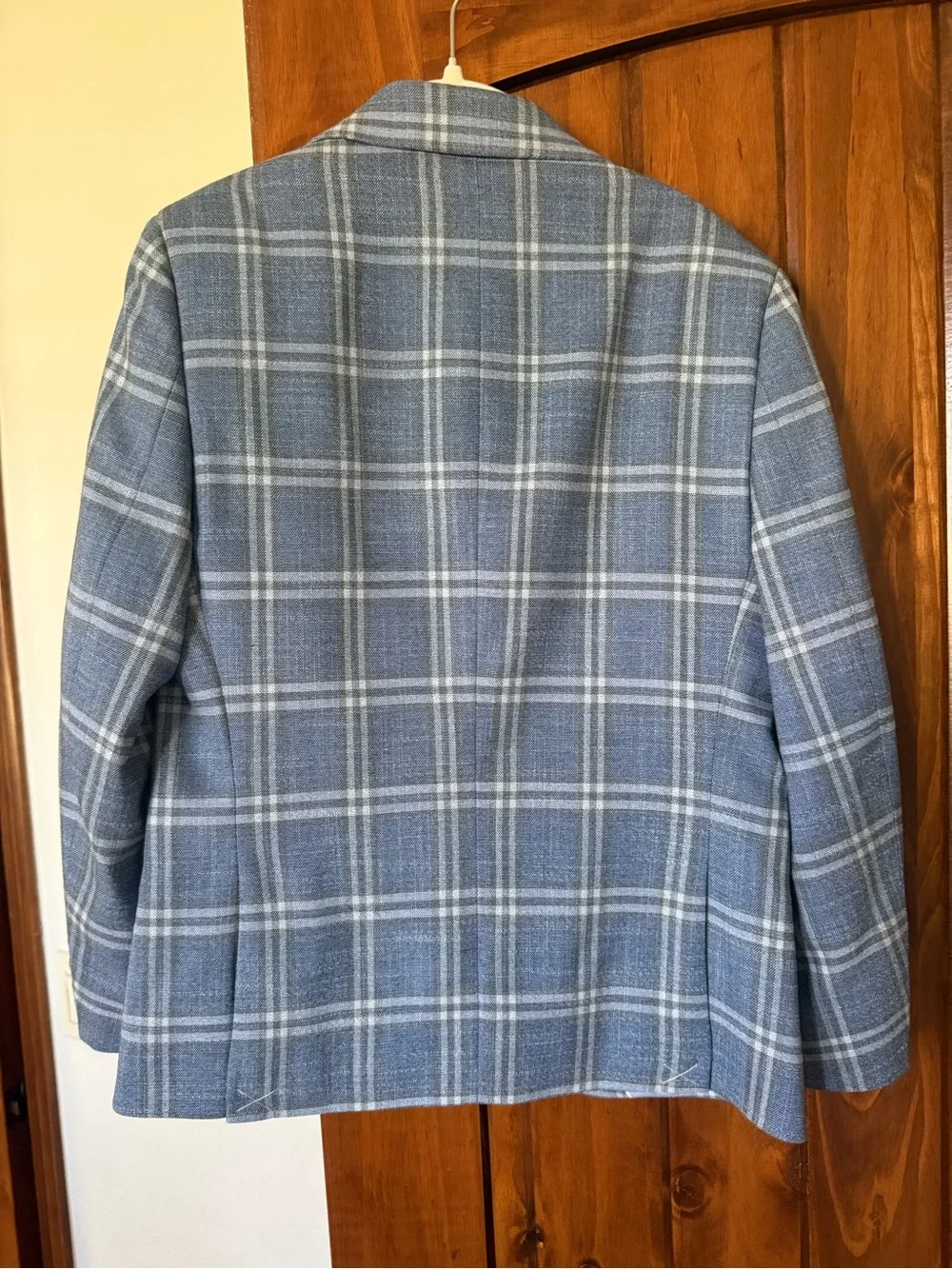 Class Club Blue Plaid Boys' Blazer